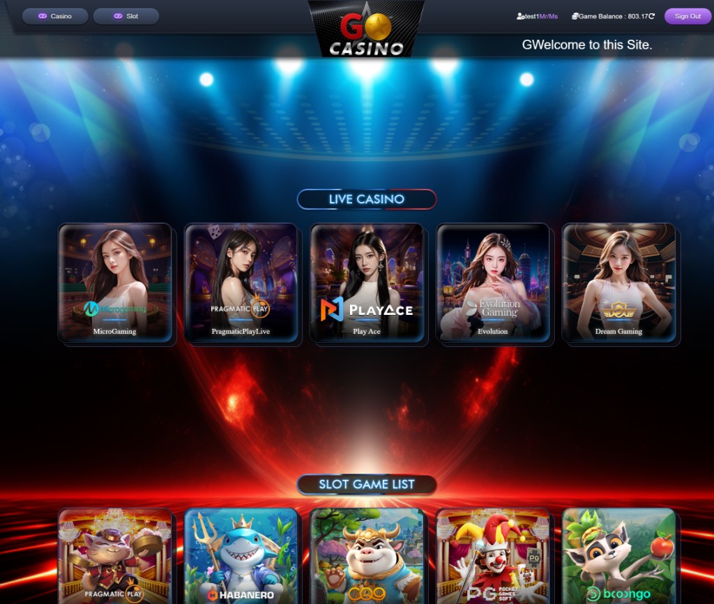 GO LIVE–style solution demo screenshot